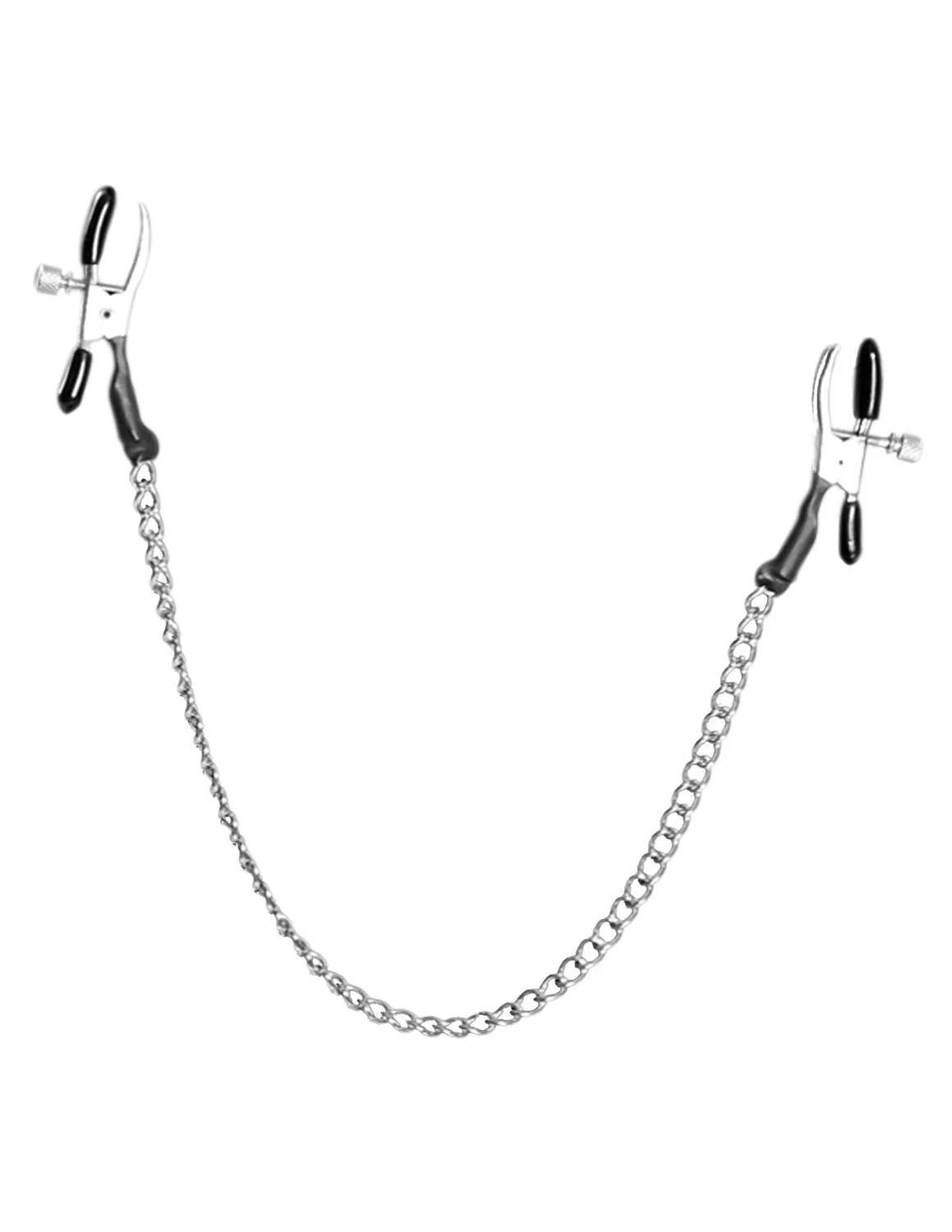 Pipedream Fetish Fantasy Alligator tepelklemmen met ketting metaal