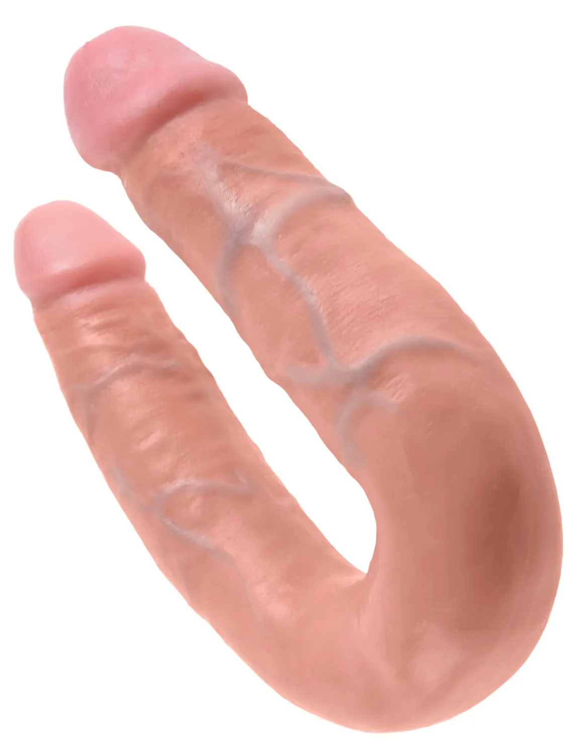 Pipedream King Cock Medium Double Trouble dubbele dildo licht