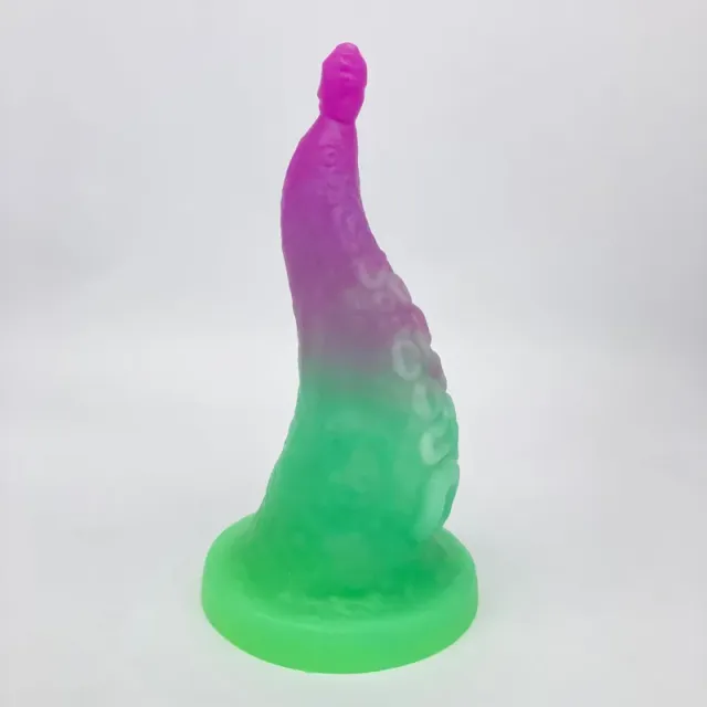 Tentickle Greb Mermaid Lemonade dildo medium UV glow