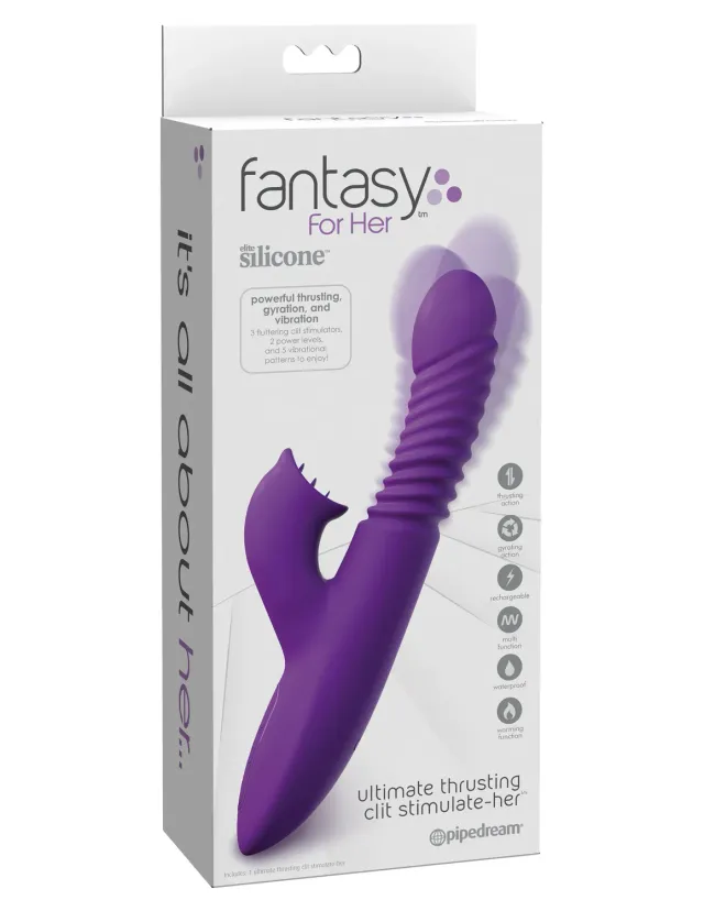 Pipedream Fantasy For Her Ultimate Thrusting vibrator Paars stuwend