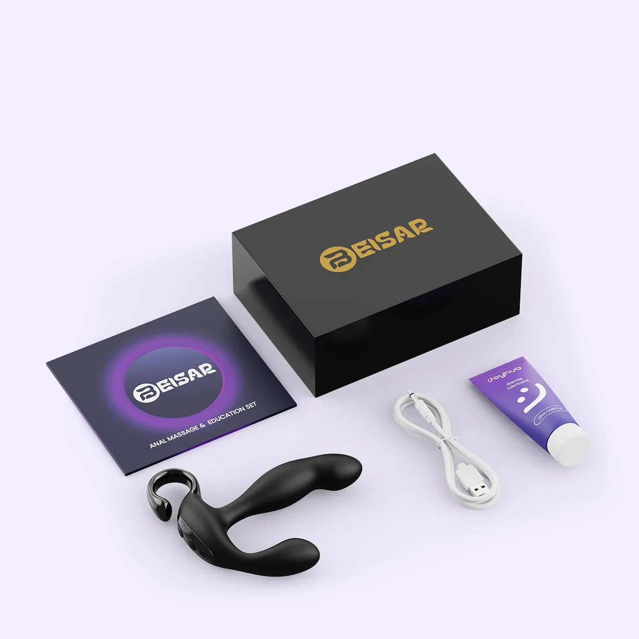 Beisar Petalwish prostatemassager met app zwart