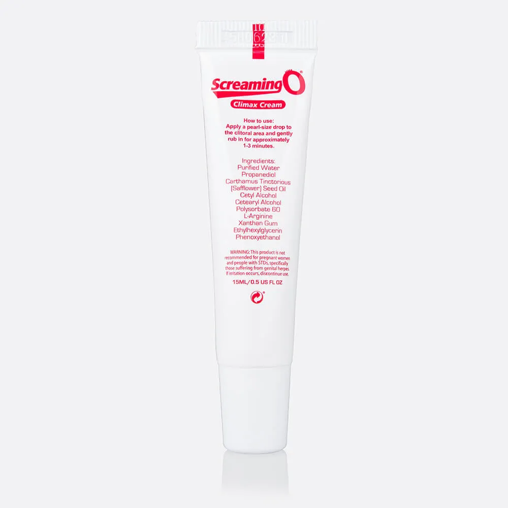 Screaming O Climax Cream opwindcreme vrouw smaakloos