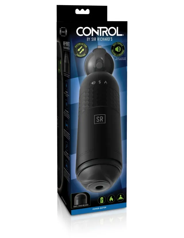 Pipedream Control Powerbator masturbator thrusting verwarmd