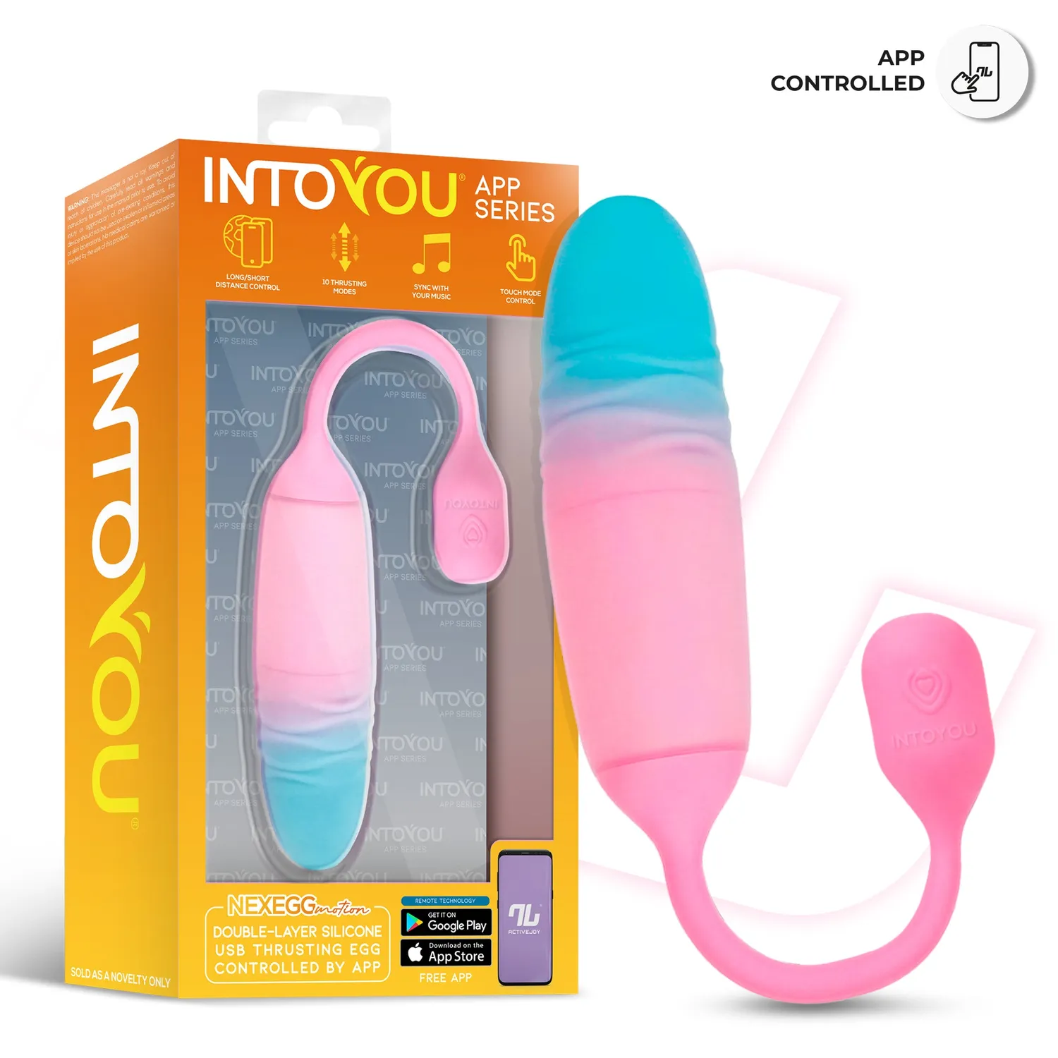Intoyou NexEgg Motion tril-ei roze thrusting