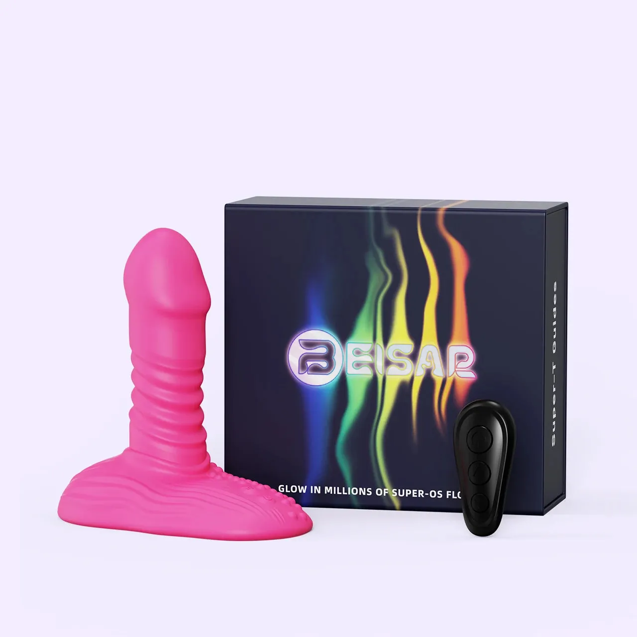 Beisar Poptint oprijvibrator roze stotend 9 standen