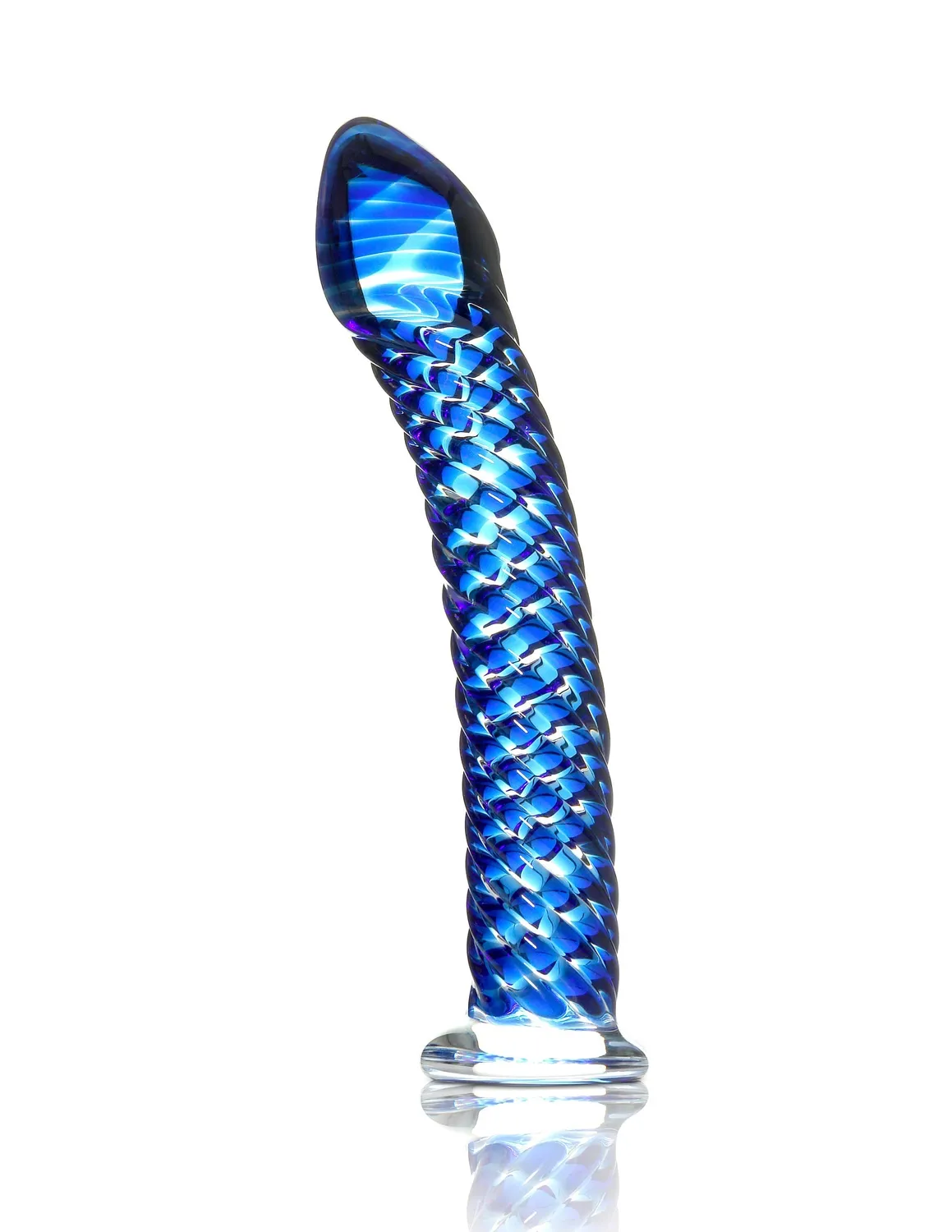 Pipedream Icicles No. 29 glazen dildo blauw handgemaakt