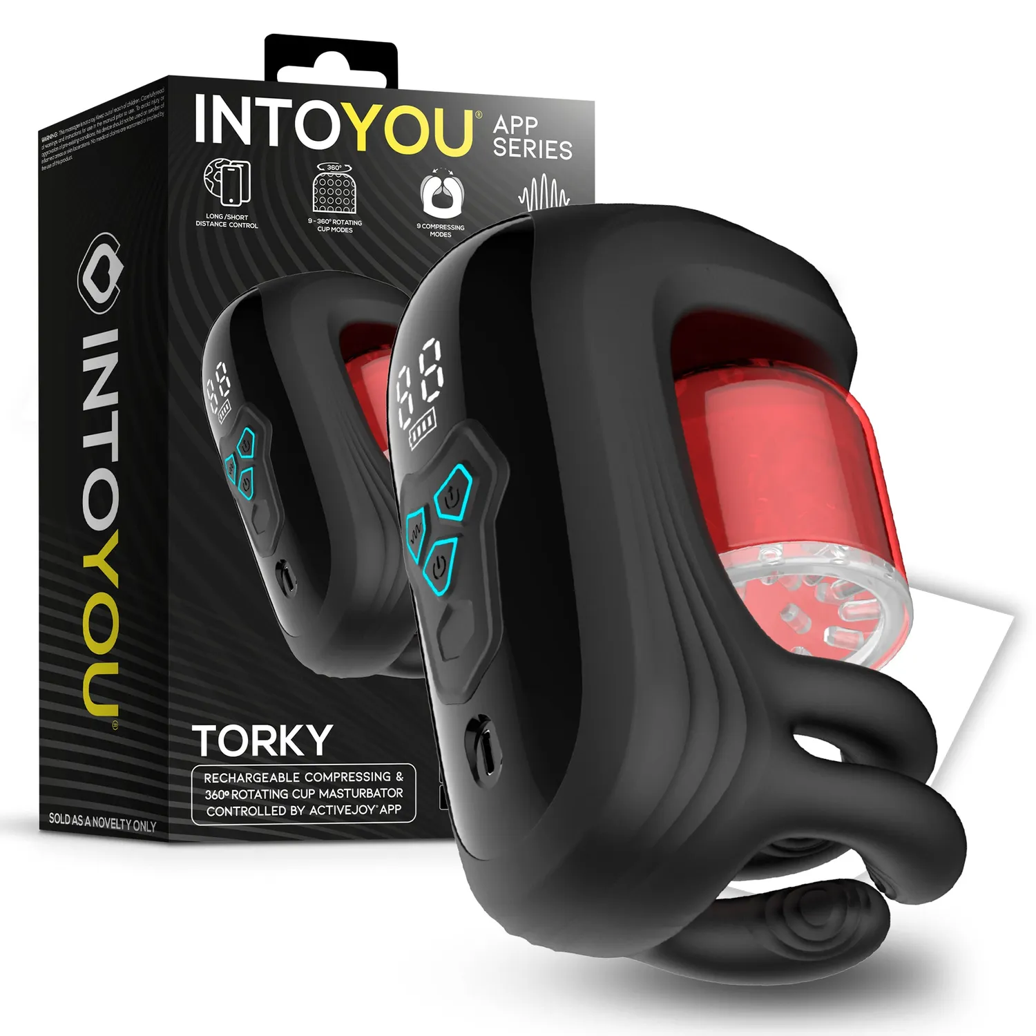 Intoyou Torky roterende masturbator met app 3 motors