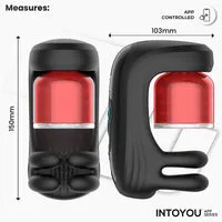 Intoyou Torky Masturbator met App Rotatie 3-in-1