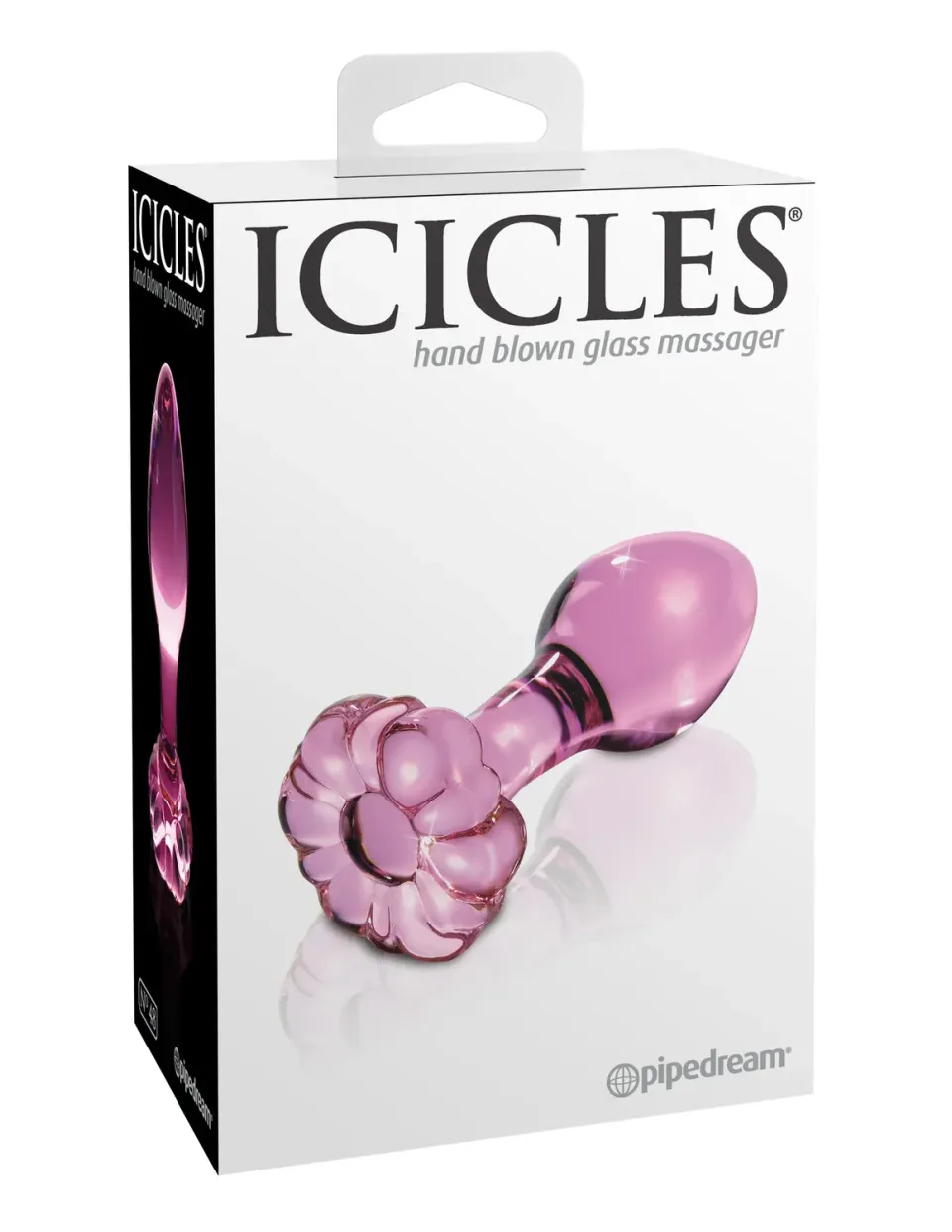 Pipedream Icicles No. 48 glazen buttplug roze