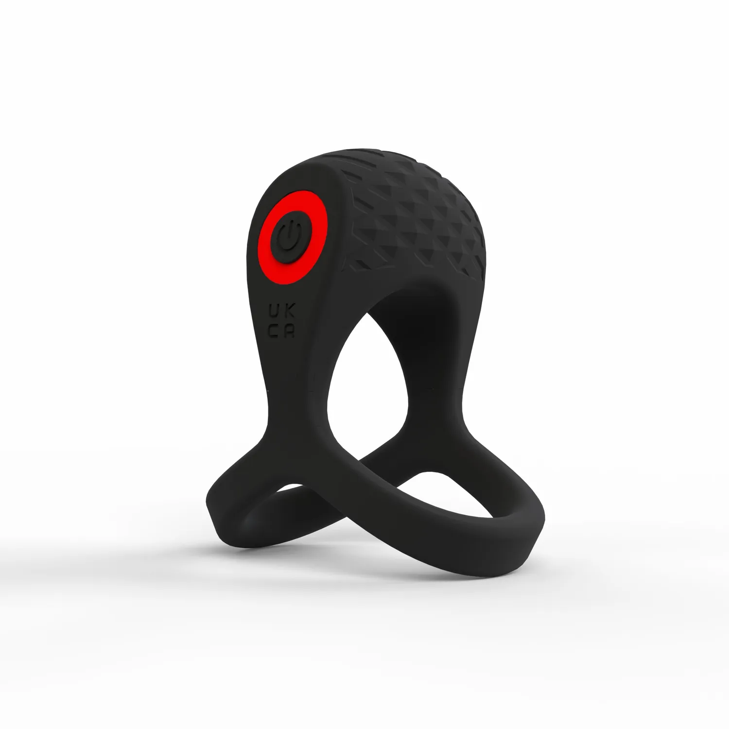 Screaming O BigO Pro vibrerende cockring zwart met ballenband