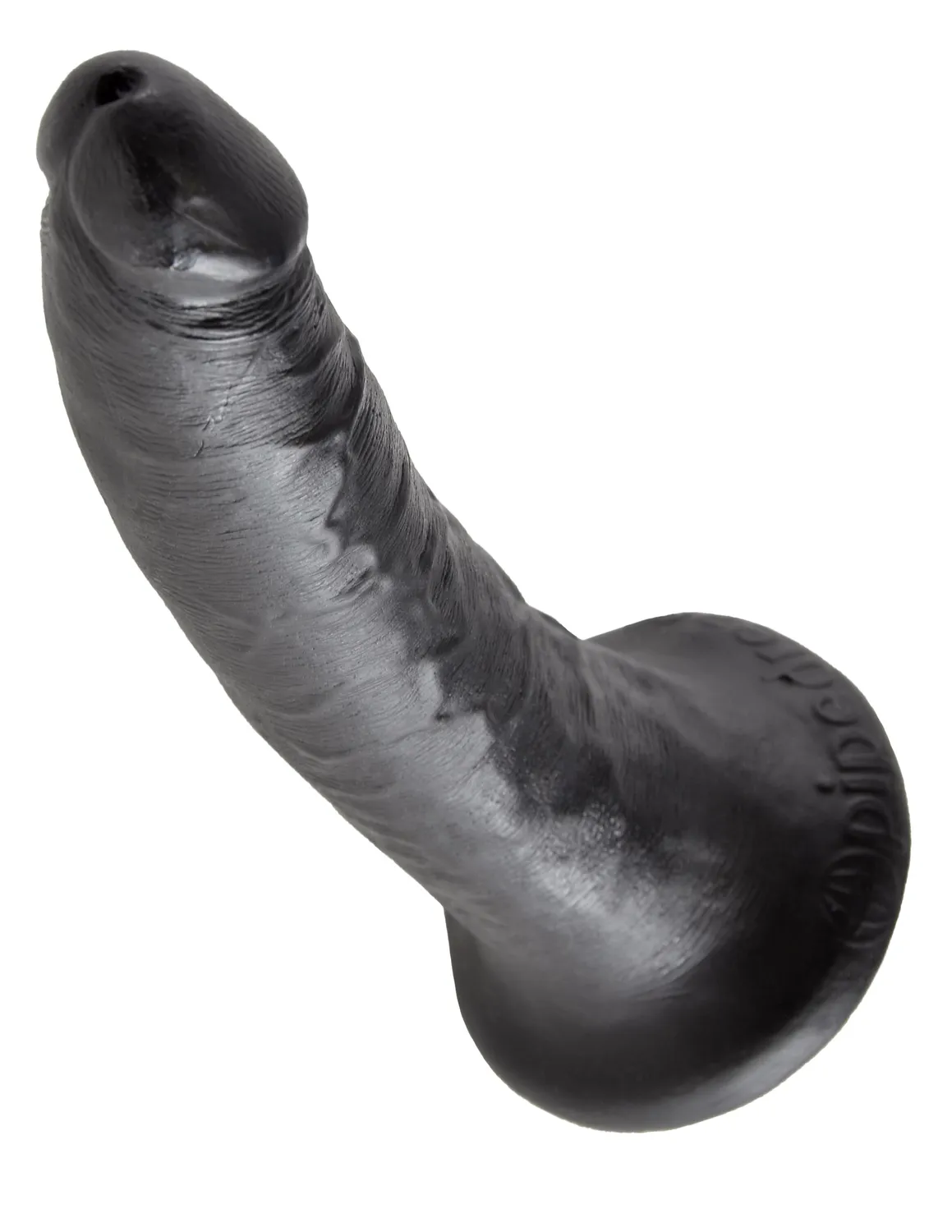 Pipedream King Cock 7" dildo zwart met zuignap