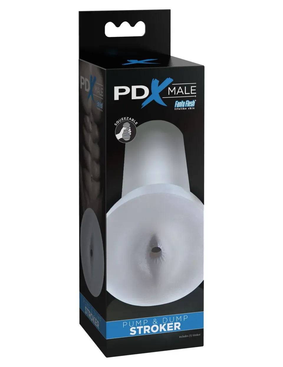 PDX Male Pump and Dump stroker masturbator clear zacht