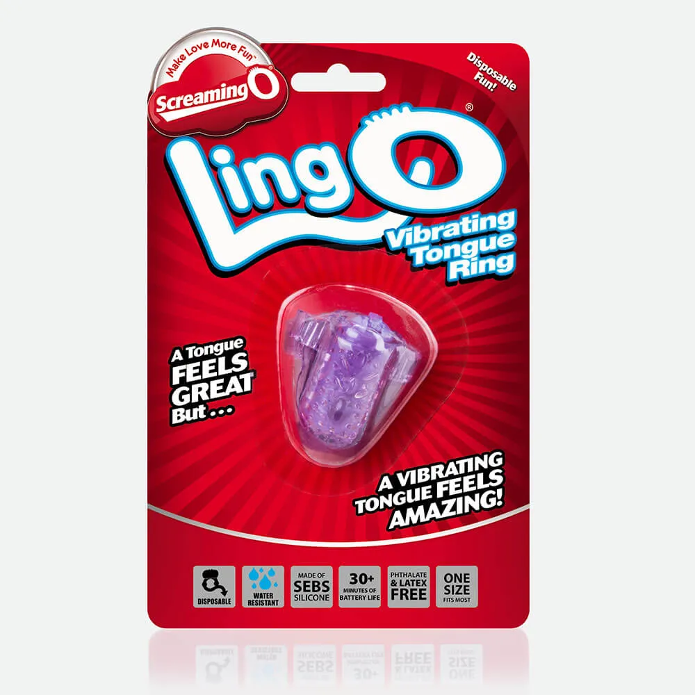Screaming O Ling O tongvibrator paars orale stimulatie