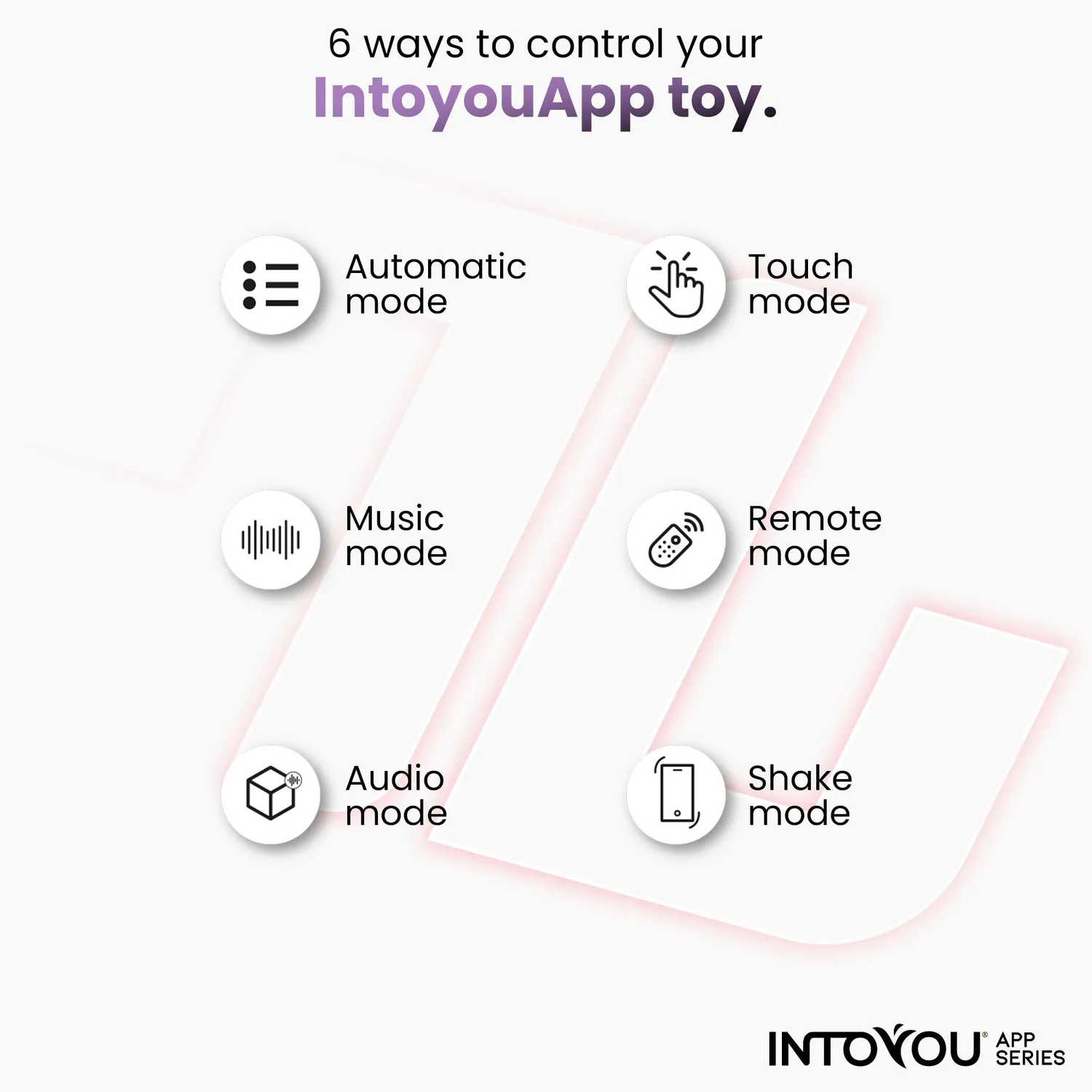 Intoyou Waving vibro-ei met app roze 8 standen