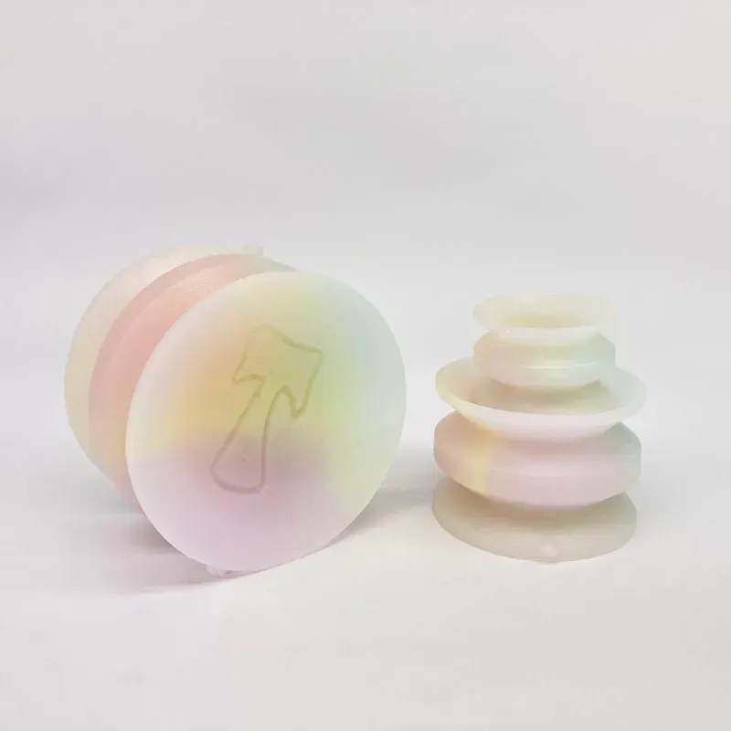 Tentickle Pastel Sparkle Rainbow #1 zuignappen set van 3