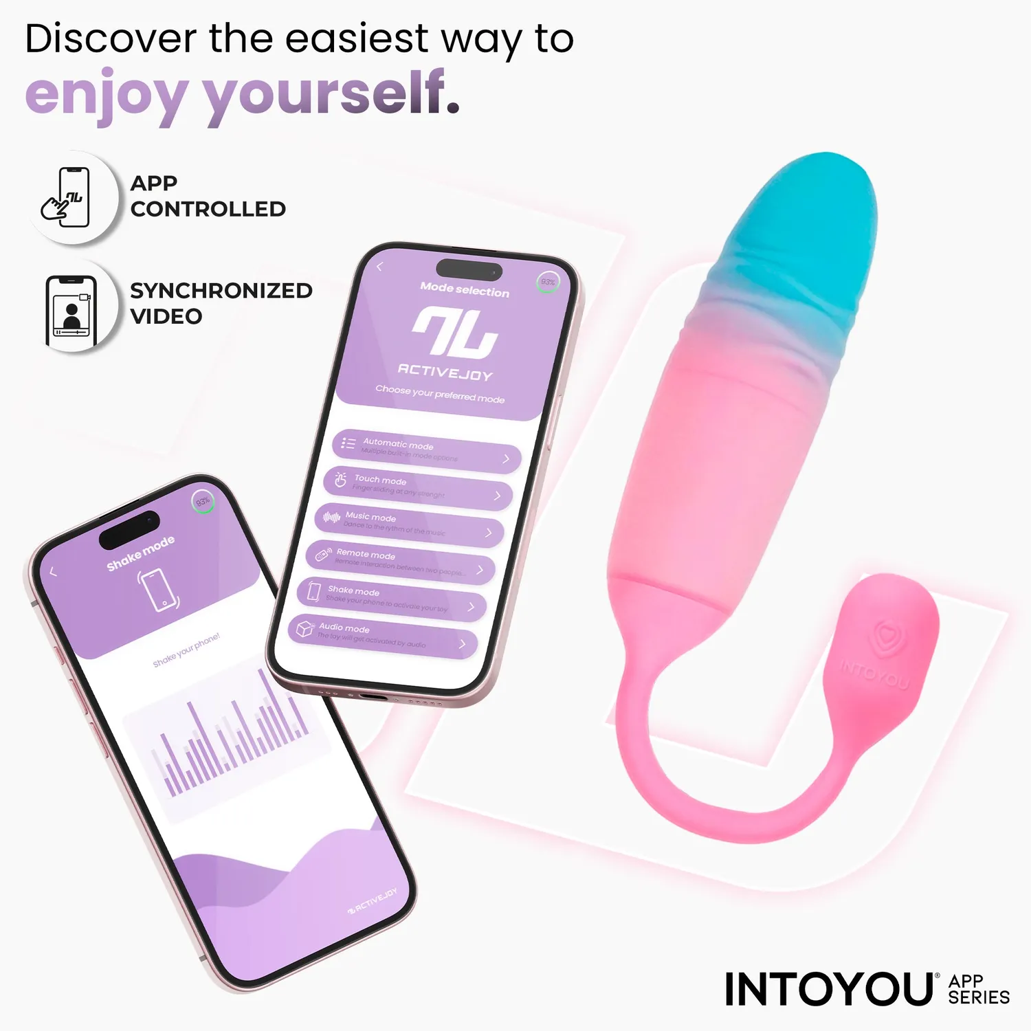 Intoyou NexEgg Motion tril-ei roze thrusting