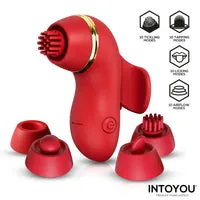 Intoyou Beeny clitorisstimulator met 4 opzetstukken