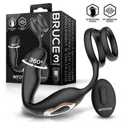 Intoyou Bruce Prostaatmassager met Dubbele Ring 360°