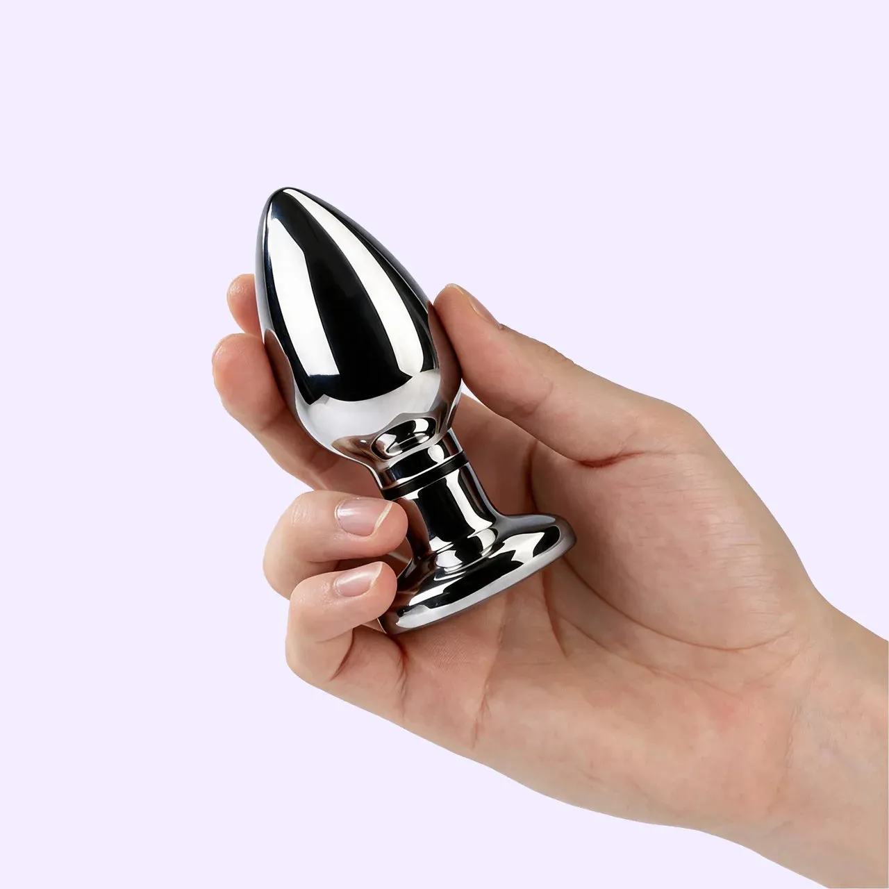 Beisar Perun electro buttplug zilver metaal compact