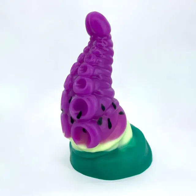 Tentickle Tenton Spooky Melon dildo medium soft glow in the dark
