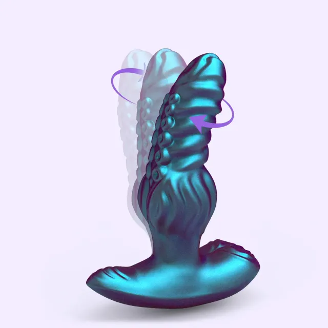 Beisar Prowler roterende vibrator deep blue glow