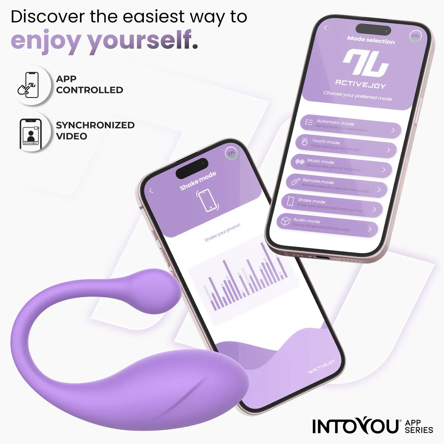 Intoyou Bulby tril-ei met app lavendel