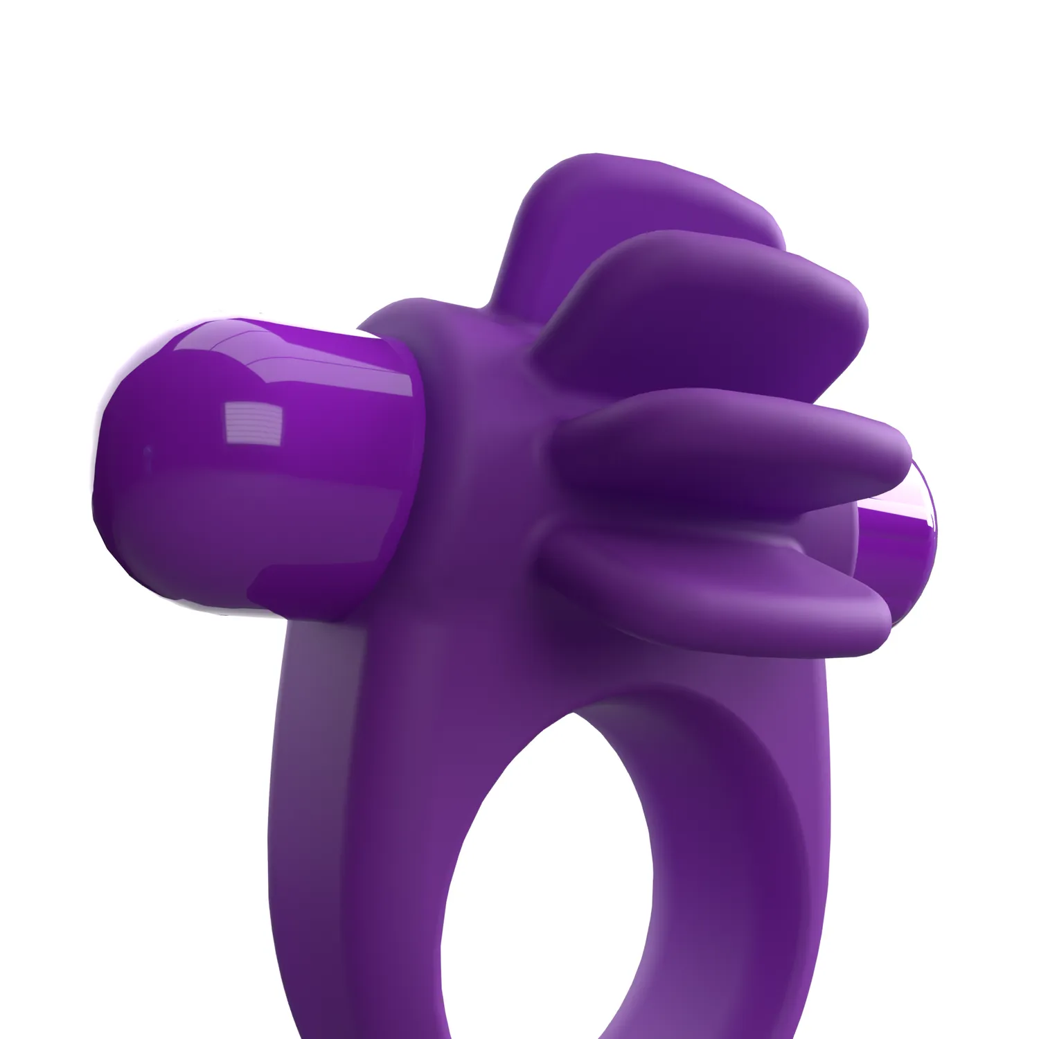 Screaming O Skooch 4T vibrerende cockring bosbes siliconen