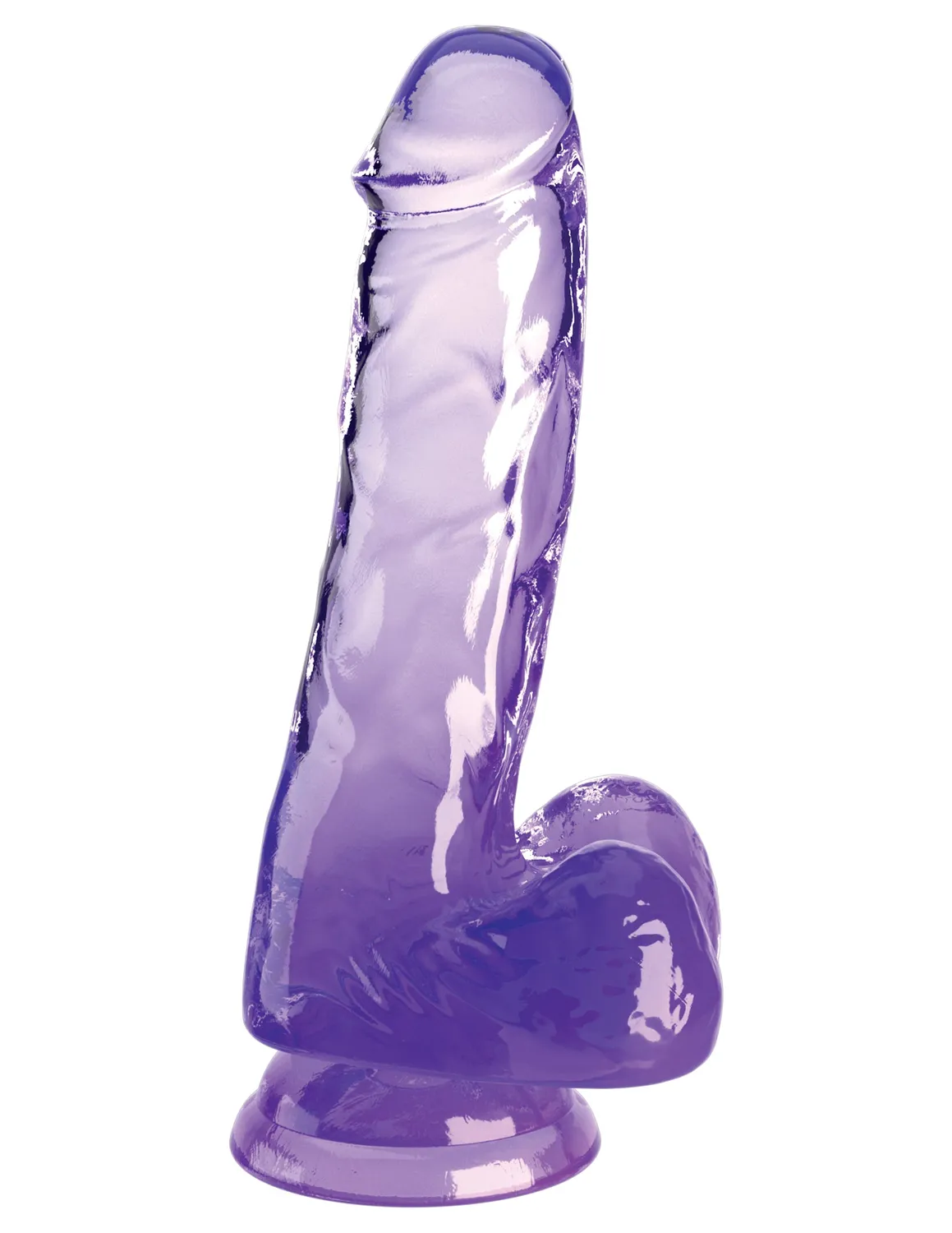 Pipedream King Cock 6 inch Cock with Balls dildo paars realistisch