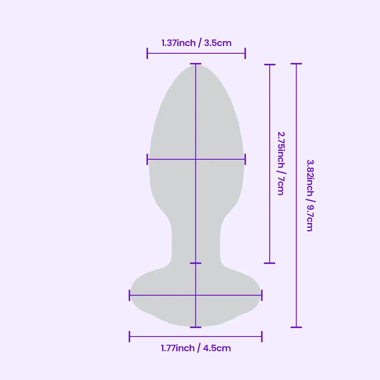 Beisar Pearlconch roterende buttplug zwart trilling
