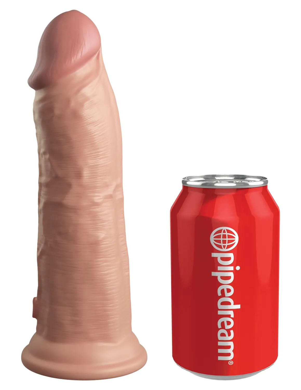 Pipedream King Cock 8 inch vibrerende dildo siliconen dual density