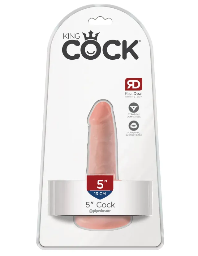 Pipedream King Cock 5 Cock Dildo realistisch zuignap
