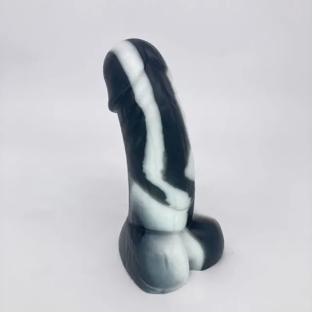 Tentickle Woodsman Goth Stripe dildo mini soft