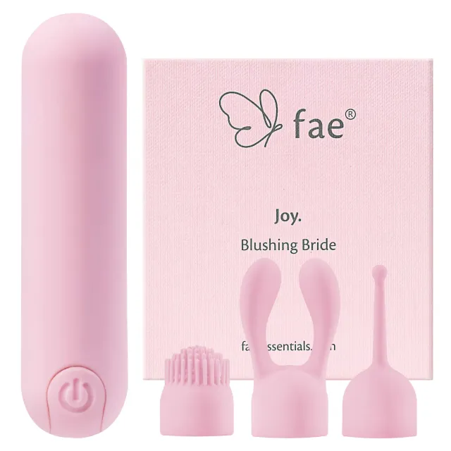 Fae Joy bullet vibrator met opzetstukken
