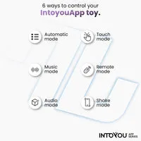 Intoyou Panties Slipvibrator met App blauw stil