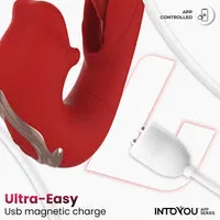 Intoyou Mouty vibrator met bijtende tong en app