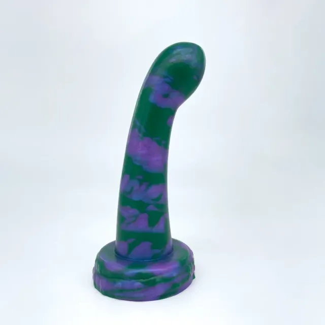Tentickle Essentickles A dildo soft forest green purple