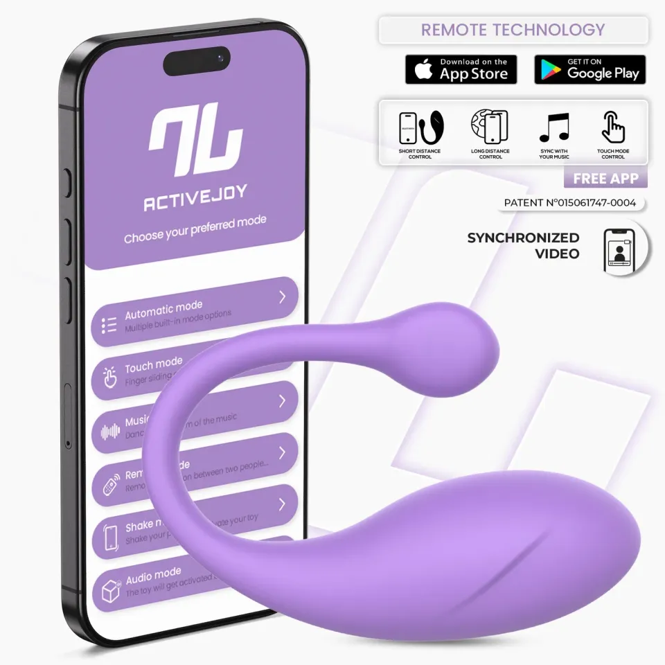 Intoyou Bulby vibro-ei met app lavendel 10 standen