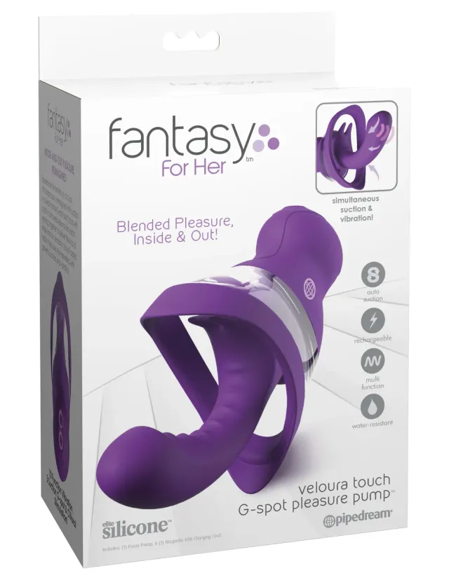 Pipedream Veloura Touch G-Spot Pleasure Pump vibrator