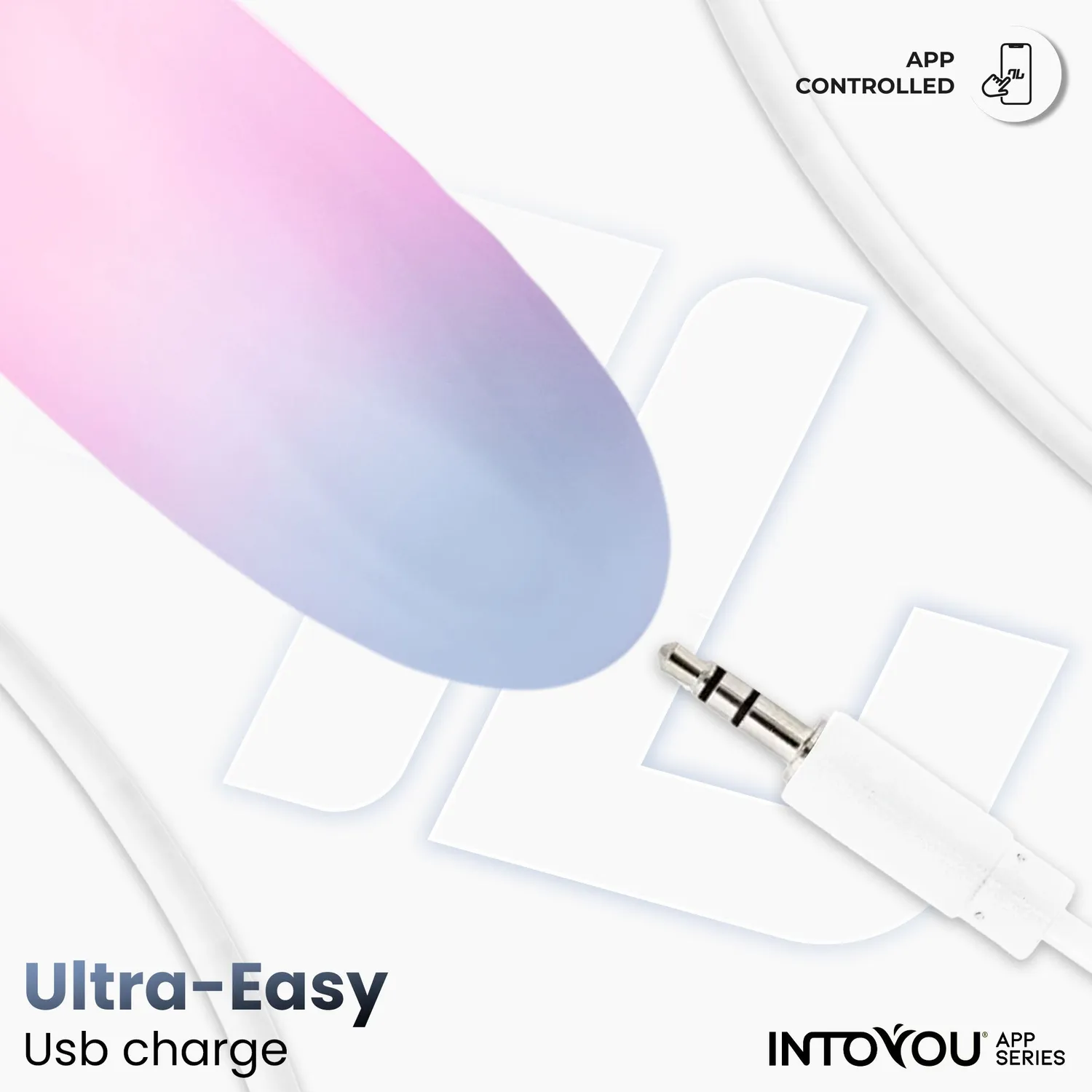 Intoyou vibrerend ei blauw roze met app 10 standen