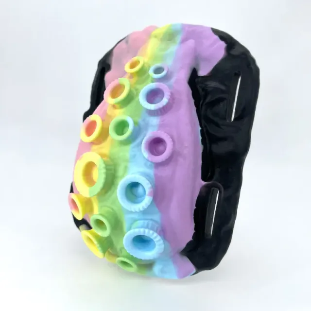 Tentickle Gorj Black Rainbow #2 grinder soft siliconen