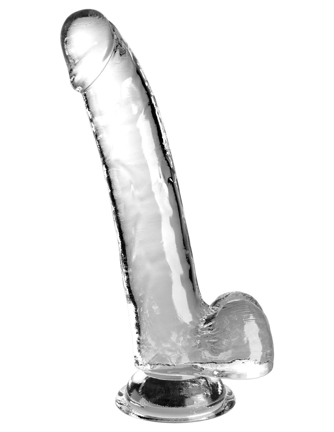 Pipedream King Cock 9 Cock with Balls dildo transparant