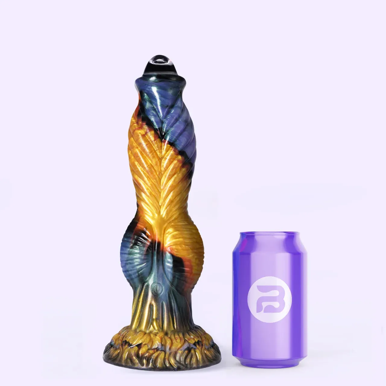 Beisar PhoenixGP PurGold monster dildo paars-goud