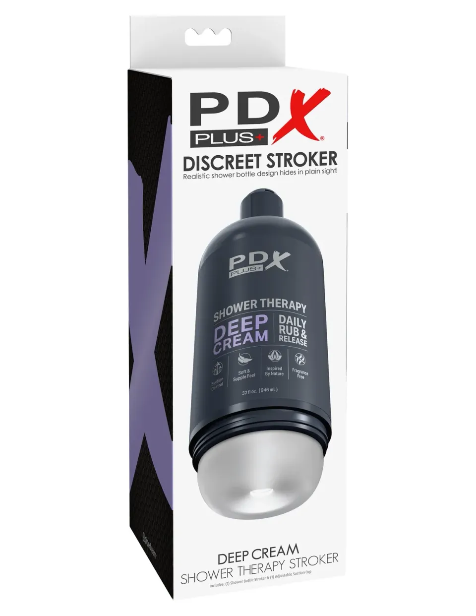 Pipedream PDX Plus Shower Therapy stroker shampoo fles