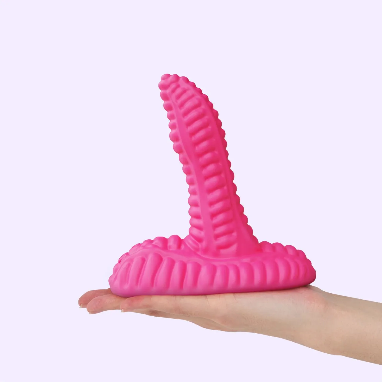 Beisar Fox roterende vibrator magenta met zuiging