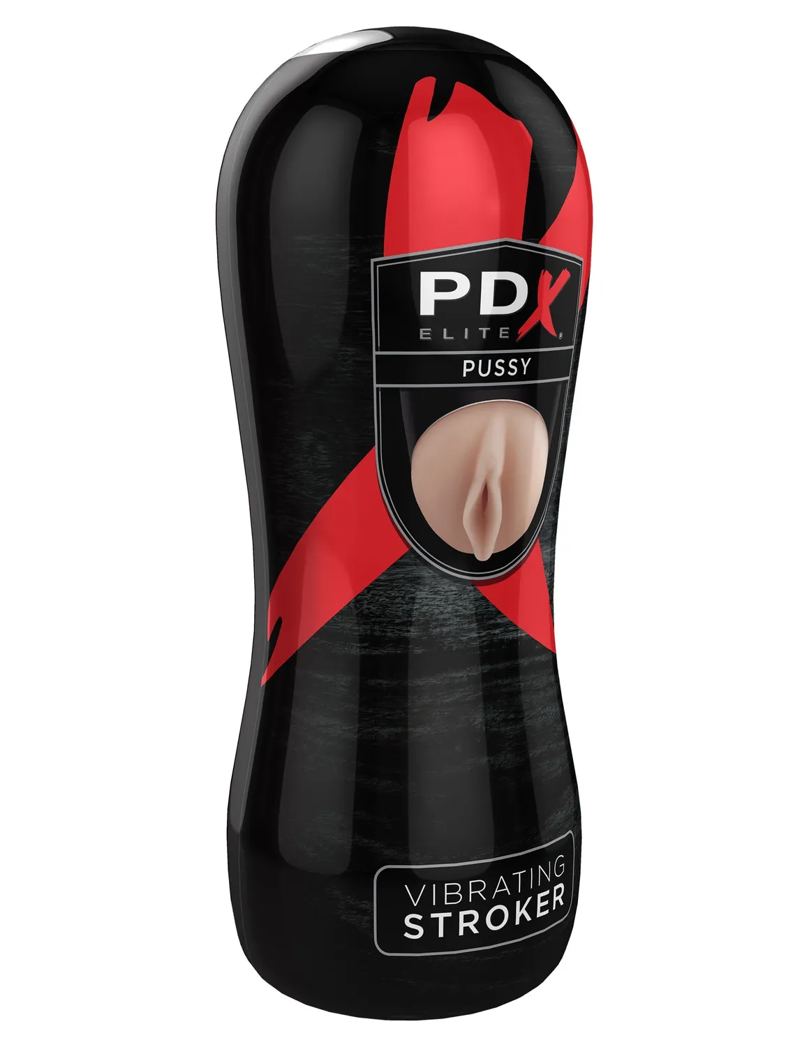 Pipedream PDX Elite Vibrating Pussy Stroker masturbator zwart