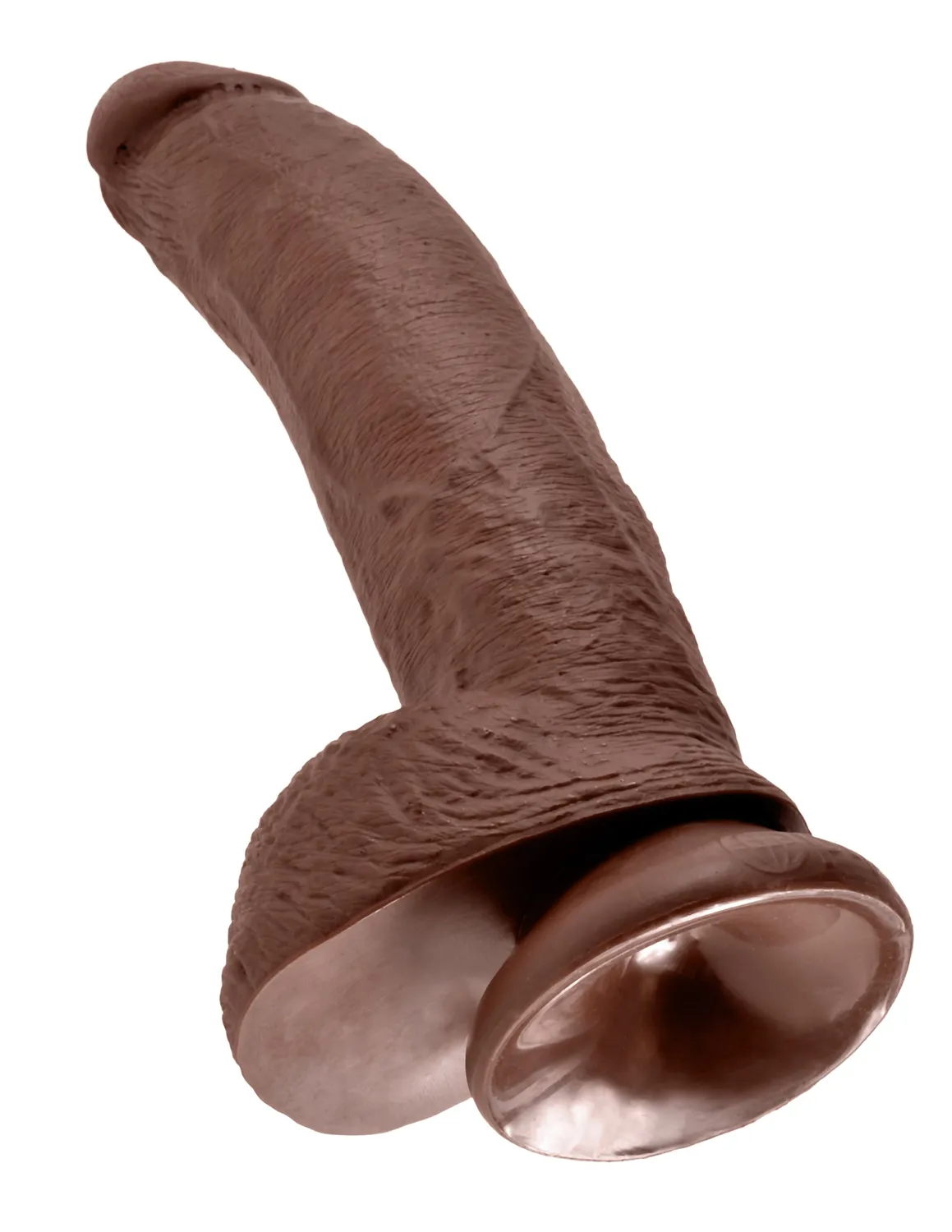 Pipedream King Cock 9 inch dildo met ballen bruin realistisch
