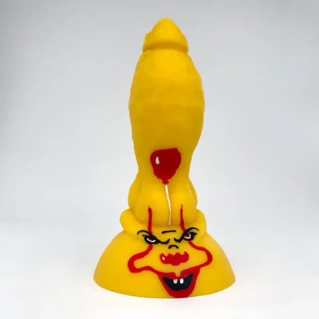 Tentickle Toady Stool You'll Float Too dildo medium soft glow