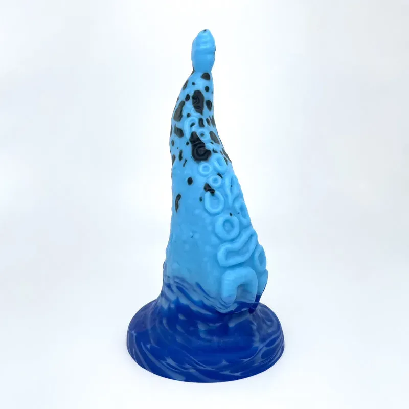 Tentickle Greb Poison Dart Frog dildo medium glow in the dark