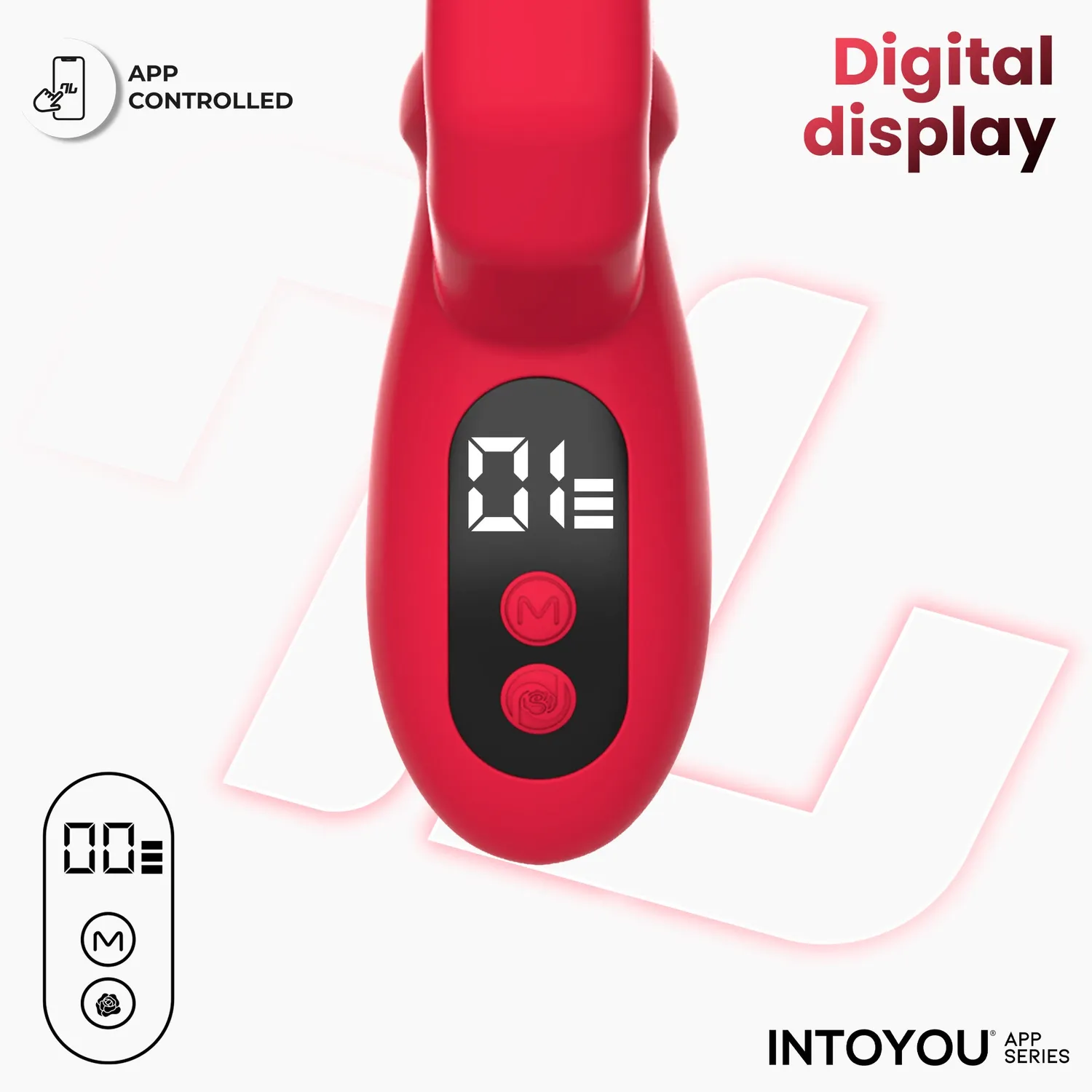 Intoyou Tingly waving vibrator clitorisvinger met app