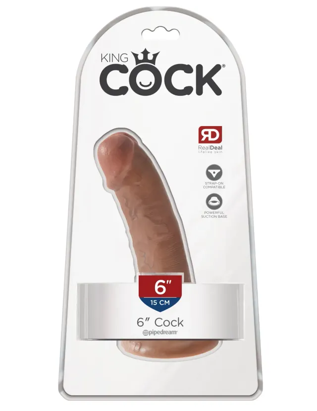 Pipedream King Cock 6 inch dildo realistisch met zuignap